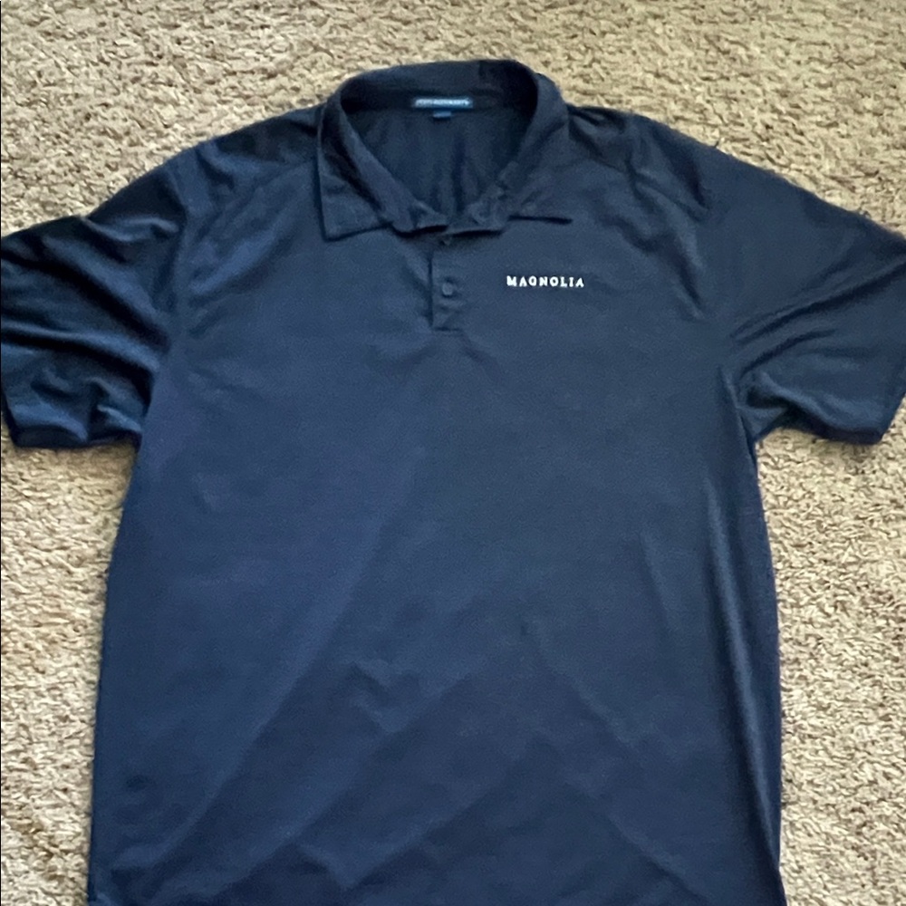 Magnolia Men's Dark Polo Shirt
